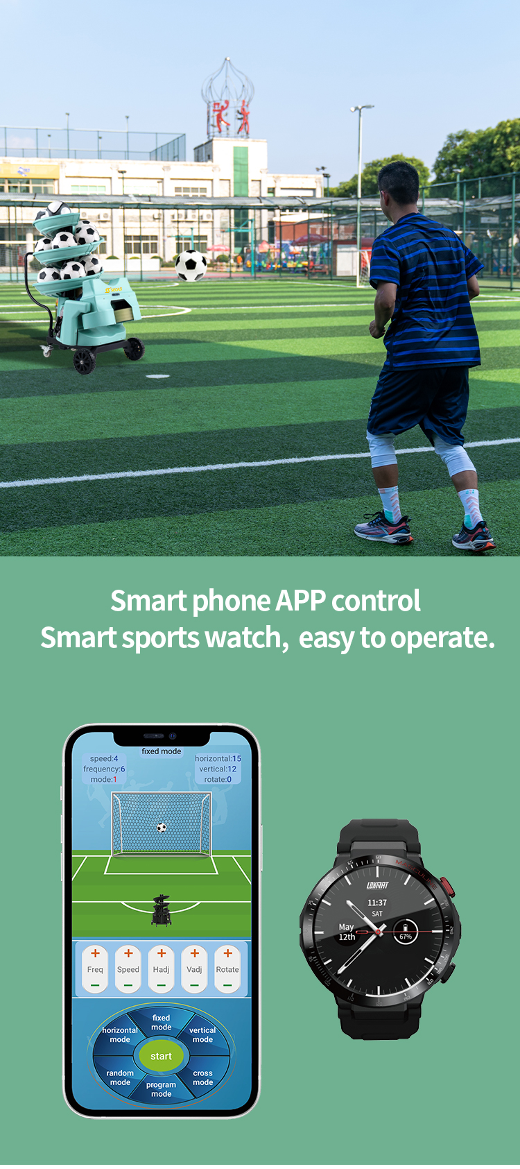 SS-F6526 Football Training Machine