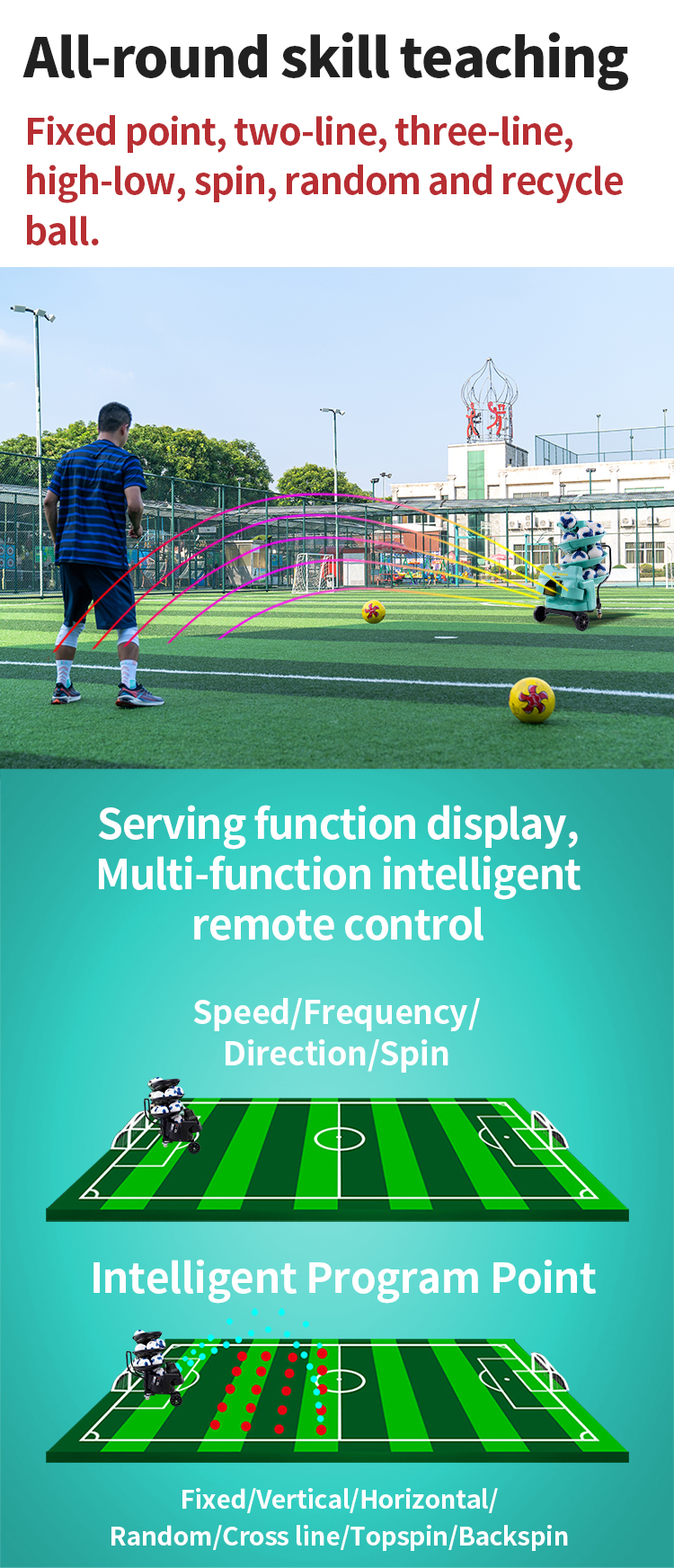 SS-F6526 Football Training Machine
