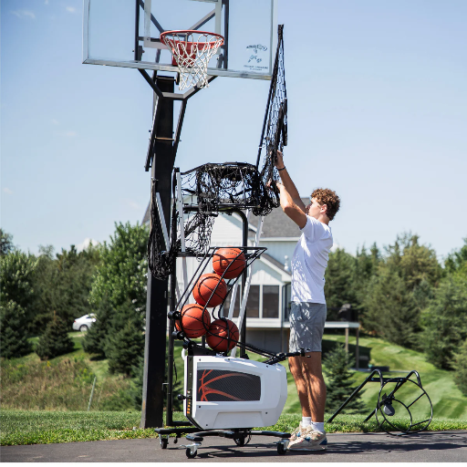 How Does a Portable Basketball Shooting Machine Work?