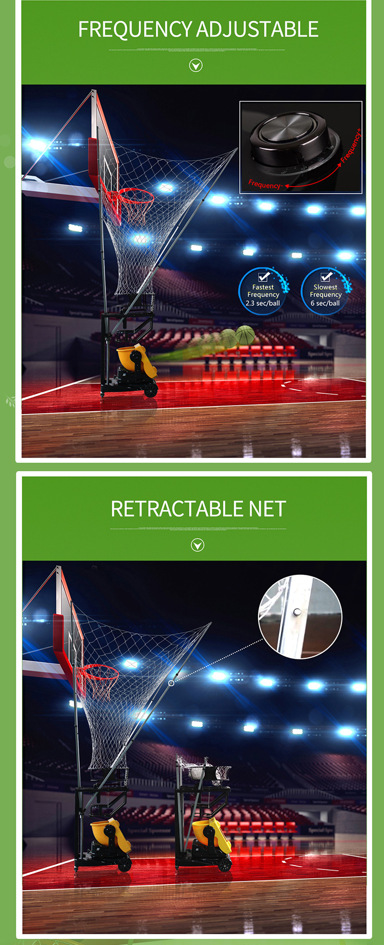 SS-6829 Basketball Shooting Machine