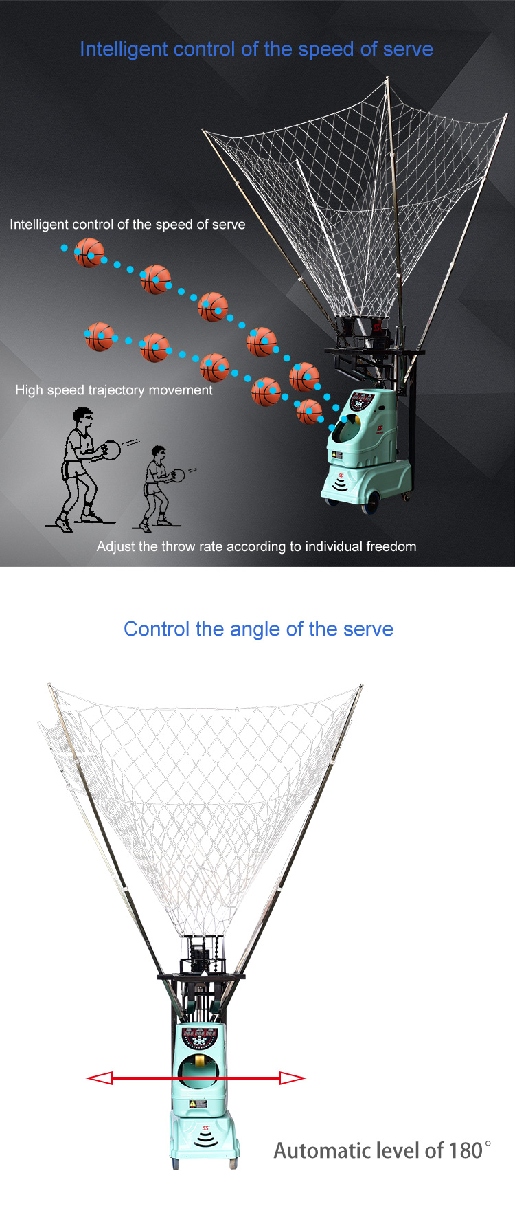 SS-6839 Basketball Shooting Machine