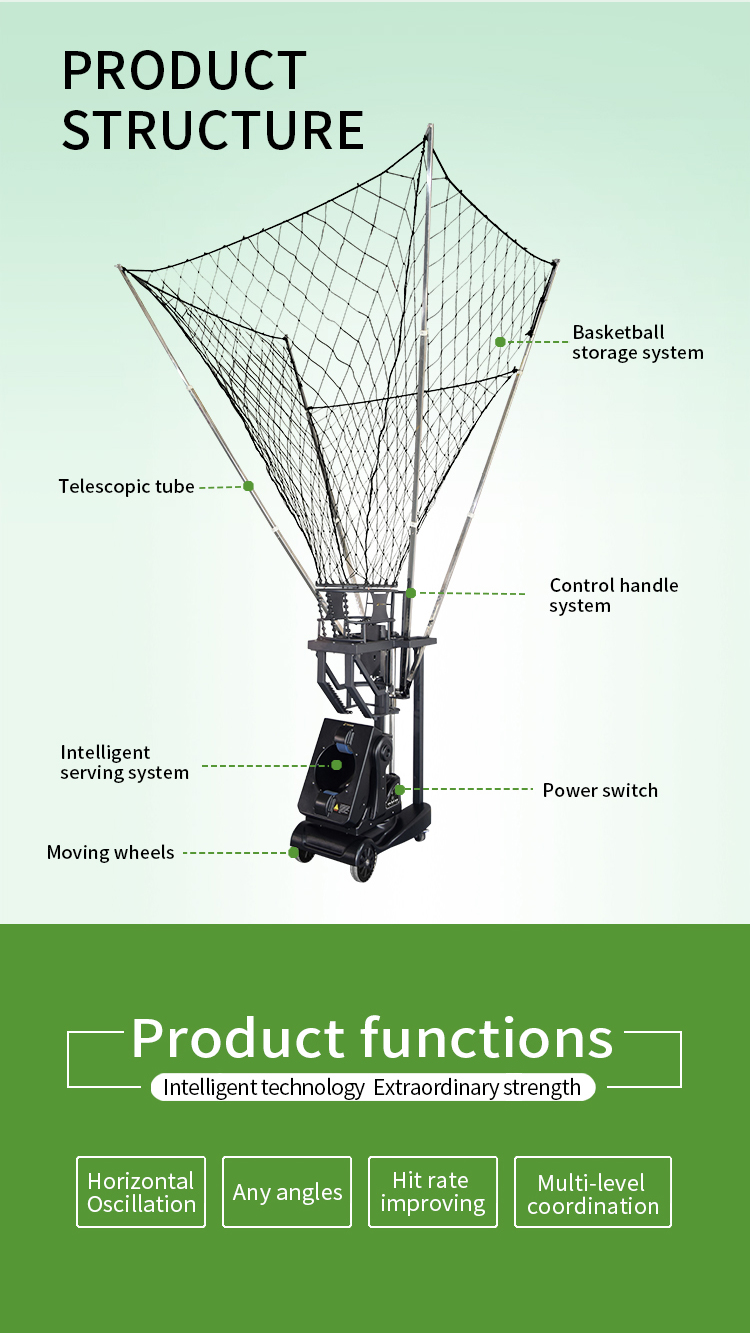 SS-K1800 Basketball Shooting Machine