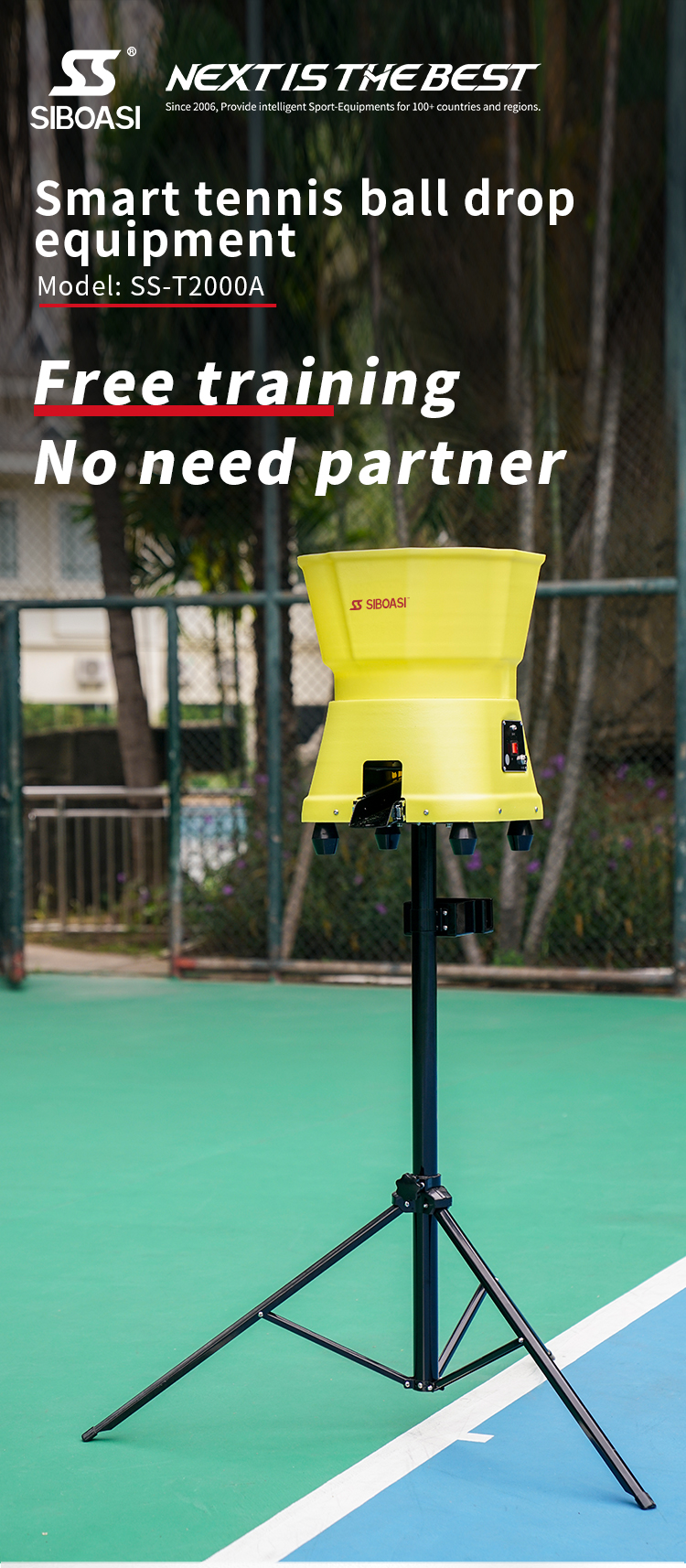 SS-T2000A Tennis Ball Machine - 1