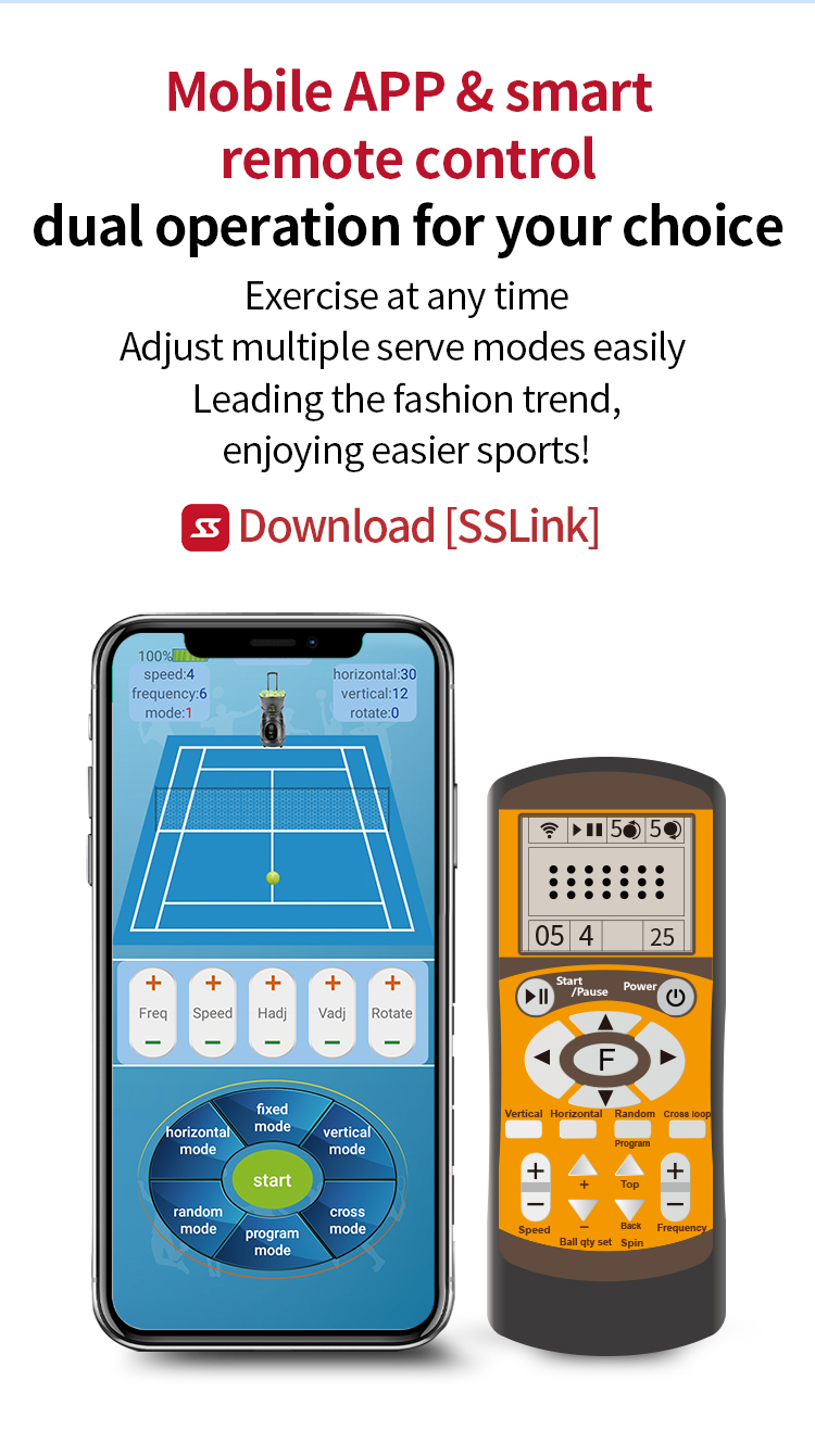 SS-T2002A Tennis Ball Machine