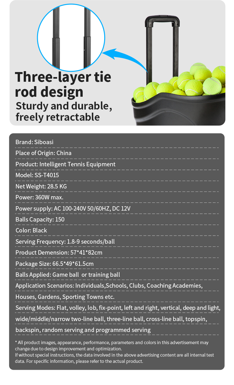 SS-T4015 Tennis Ball Machine - 13