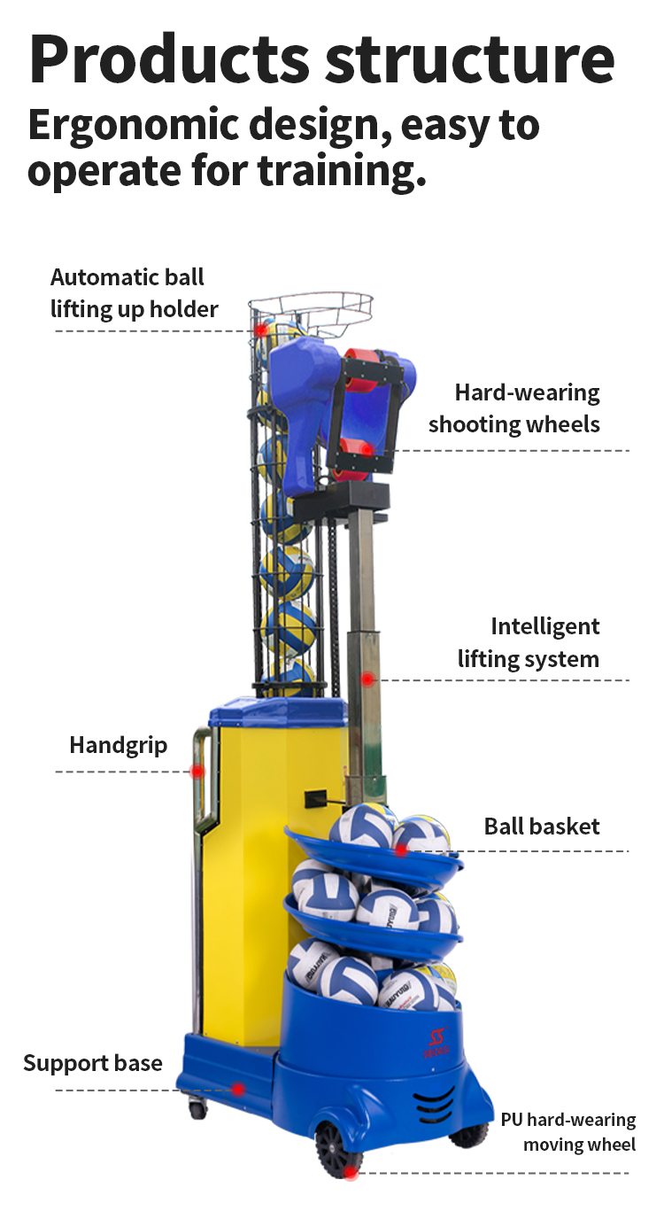 SS-V2201A Volleyball Training Machine - 13