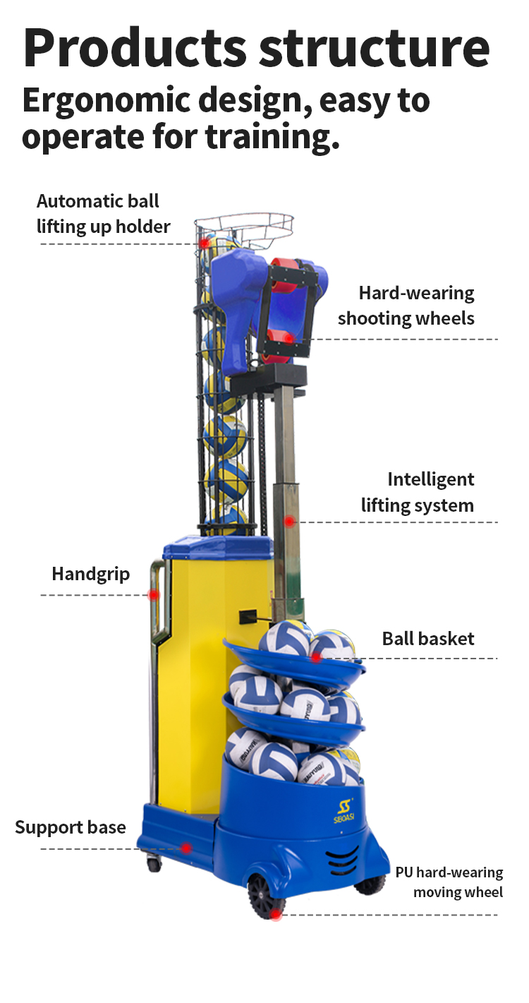 SS-V6638 Volleyball Training Machine - 14