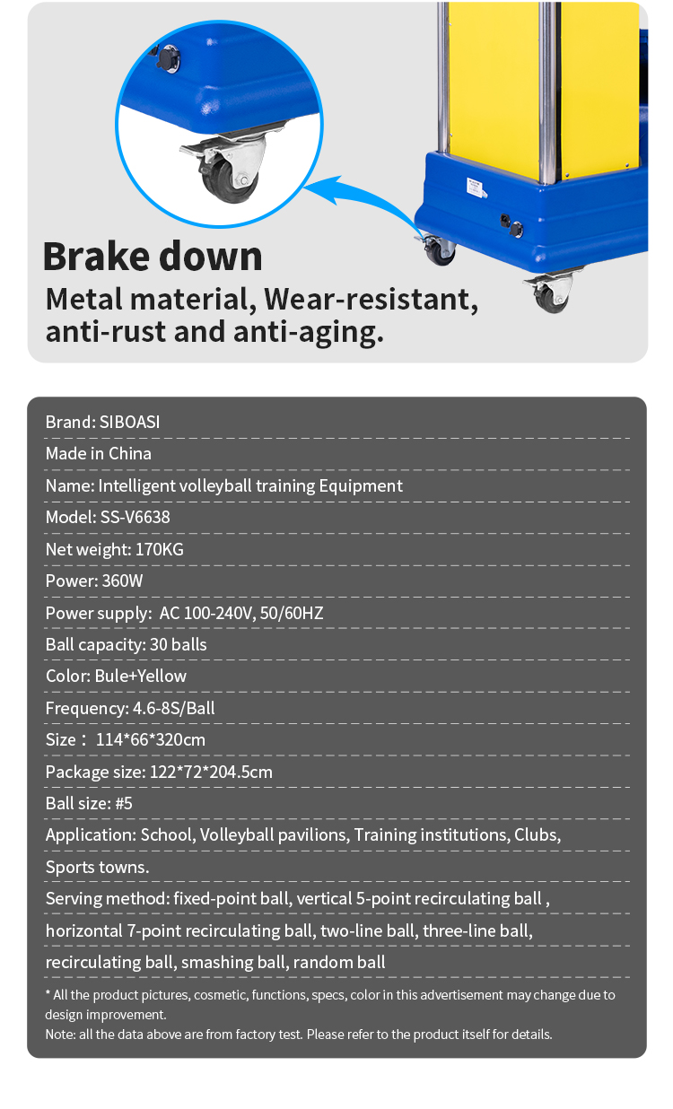 SS-V6638 Volleyball Training Machine - 17
